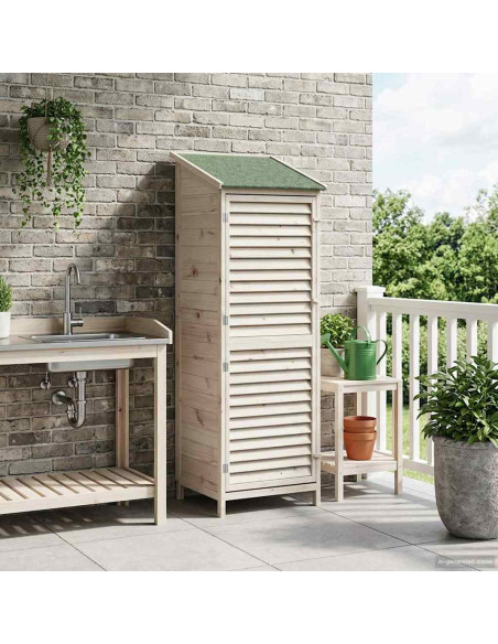 Capanno da Giardino Bianco 59 x 56 x 176 cm