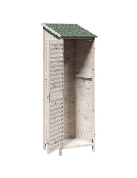 Capanno da Giardino Bianco 59 x 56 x 176 cm