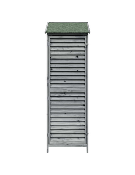 Capanno da Giardino Grigio 59 x 56 x 176 cm