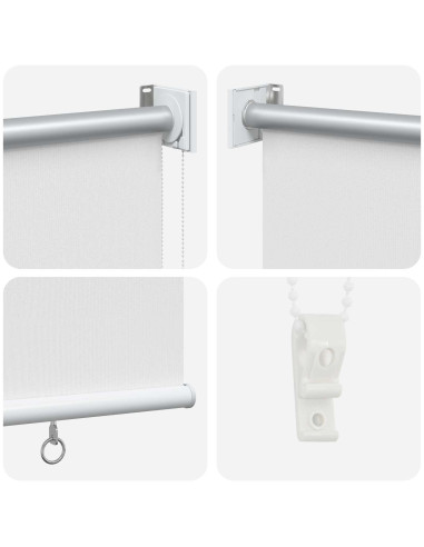 Voletta a rullo con protezione UV Bianco 100 x 230 cm