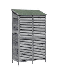Capanno da Giardino Grigio 106 x 56 x 176,5 cm 2