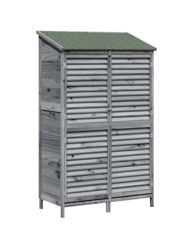 Capanno da Giardino Grigio 106 x 56 x 176,5 cm