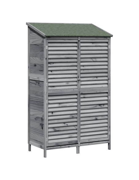 Capanno da Giardino Grigio 106 x 56 x 176,5 cm