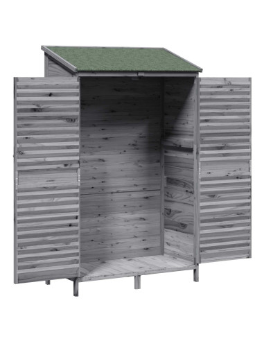 Capanno da Giardino Grigio 106 x 56 x 176,5 cm