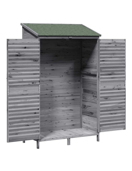 Capanno da Giardino Grigio 106 x 56 x 176,5 cm