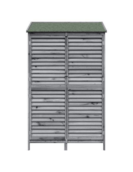 Capanno da Giardino Grigio 106 x 56 x 176,5 cm