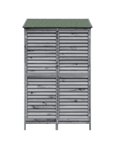 Capanno da Giardino Grigio 106 x 56 x 176,5 cm