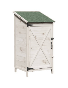 Capanno da Giardino Bianco 59,5 x 56 x 113,5 cm 2