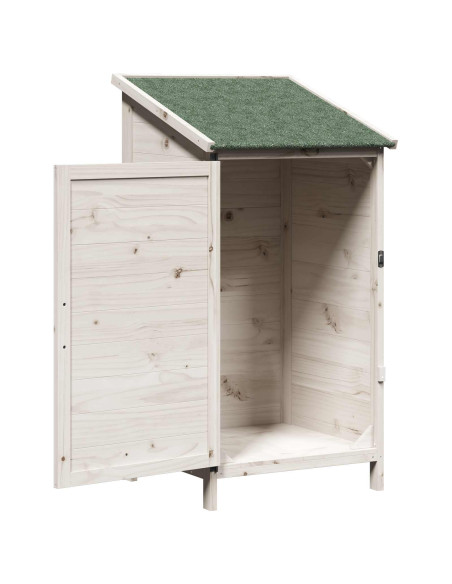 Capanno da Giardino Bianco 59,5 x 56 x 113,5 cm