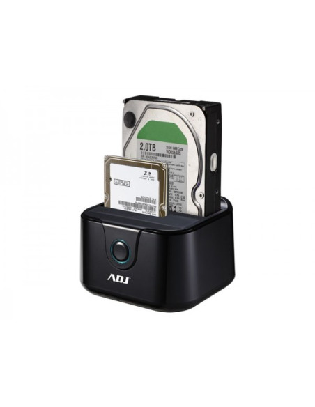 DOCKING STATION HDD2.5/3.5 MAX8TBBK DOUBLE CLONAZIONE USB 3.0 SATA ADJ