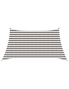 Telo Ombra Grigio chiaro e bianco 3 / 4 x 2 m HDPE