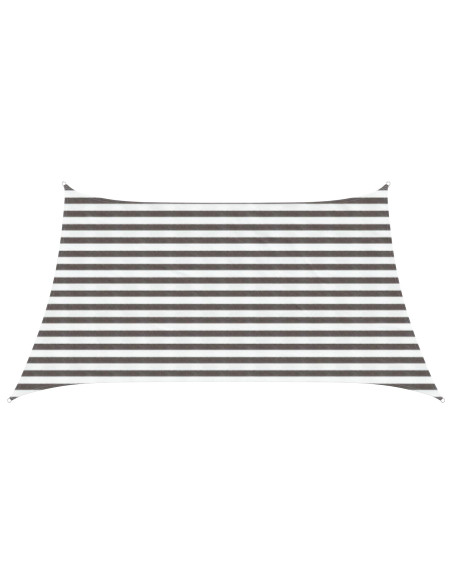 Telo Ombra Grigio chiaro e bianco 3 / 4 x 2 m HDPE
