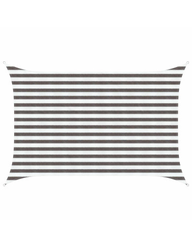 Telo Ombra Grigio chiaro e bianco 2 x 2,5 m HDPE