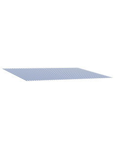 Telo di ricambio per tenda da sole Blu e Bianco 500 × 300 cm