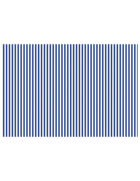 Telo di ricambio per tenda da sole Blu e Bianco 450 × 350 cm