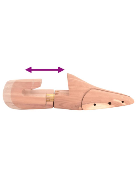 Allarga Scarpe con Calzascarpe EU 40-41 Legno Massello Cedro