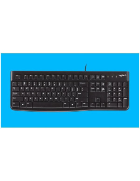TASTIERA K120 LOG BLACK USB US LAYOUT BLACK LOGITECH