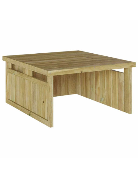 Garage per tosaerba Marrone 73.5 x 81.5 x 38.5 cm