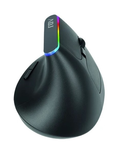MOUSE WIRELESS OPTICAL SHARKMINI BK 800/1200/1600 RGBLIGHT SILENT CLICK