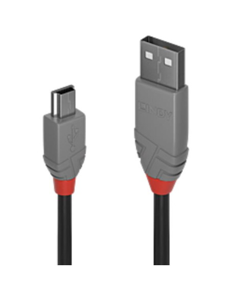 3M USB 2.0 KABEL A/MINI-B, ANTHRA