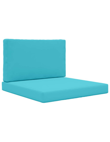 Cuscino per divano da esterno 2 pcs Turchese Poliestere