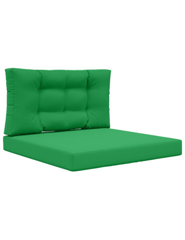 Cuscino per divano da esterno 2 pcs Verde Poliestere