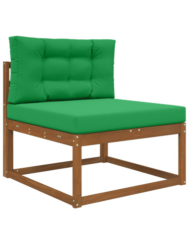 Cuscino per divano da esterno 2 pcs Verde Poliestere