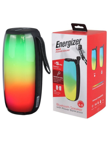 SPEAKER BT + 1800MAH ENERGIZER PORTABLE FM, MICRO SD CARD & USB