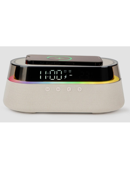 SPEAKER BLUETOOTH 15W LAMPA RGB BE DUDUU COSMO BEIGE X PC/SMARTPHONE