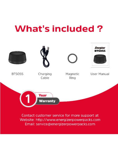 MINI SPEAKER MAGNETICO + POWERBANK
