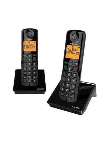 Telefono Cordless Alcatel S280 Duo Black