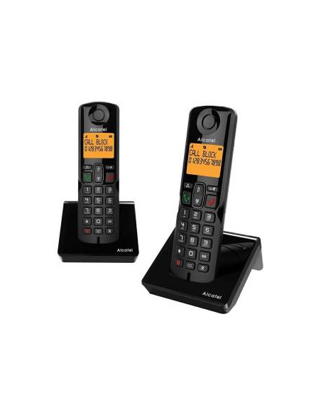 Telefono Cordless Alcatel S280 Duo Black