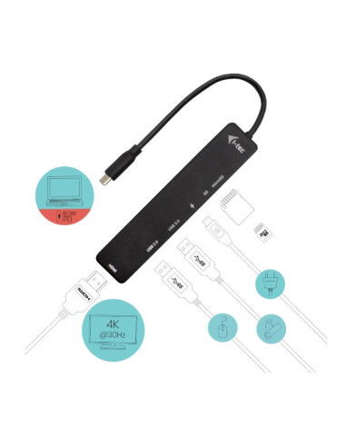 USB-C TRAVEL EASY  4K HDMI + PW 60W