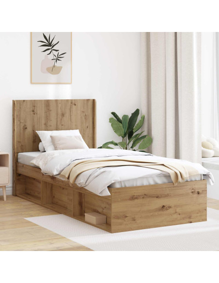 Testiera Letto Rovere Artigianale Legno ingegnerizzato