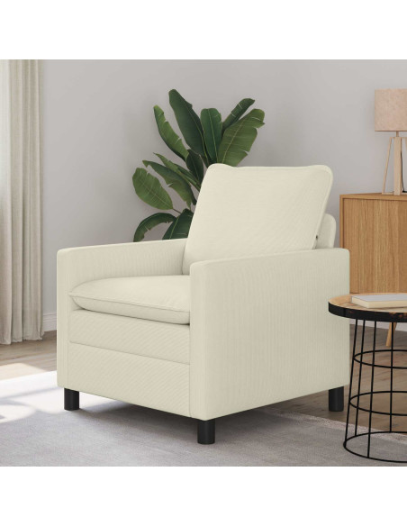 Divano Crema 76 x 81 x 87,5 cm Tessuto