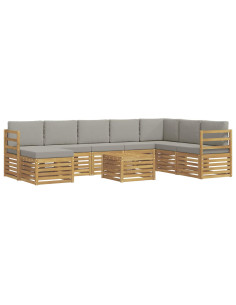 Set divani Legno di Acacia Massello 2