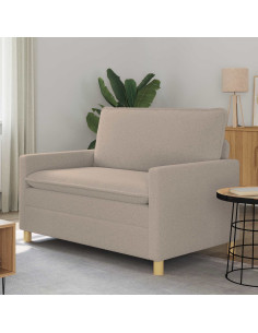 Divano Grigio Chiaro 126 x 81 x 87,5 cm Tessuto