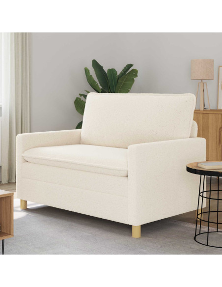 Divano Crema 126 x 81 x 87,5 cm Tessuto