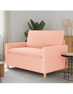 Divano Rosa 126 x 81 x 87,5 cm Tessuto