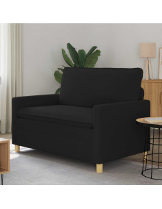 Divano Nero 126 x 81 x 87,5 cm Tessuto