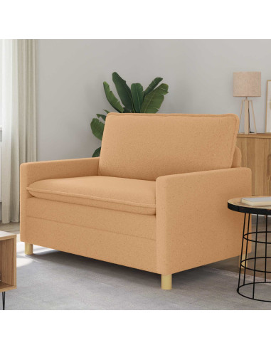 Divano Beige 126 x 81 x 87,5 cm Tessuto