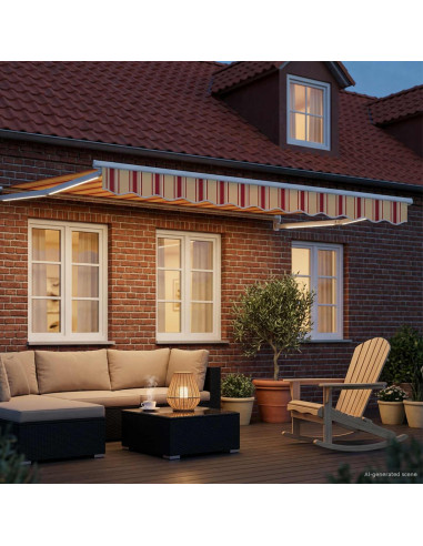 Tettuccio Elettrico Retrattile Multicolore 3 x 2 m