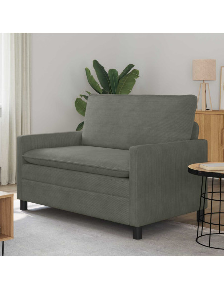 Divano Grigio Chiaro 126 x 81 x 87,5 cm Tessuto