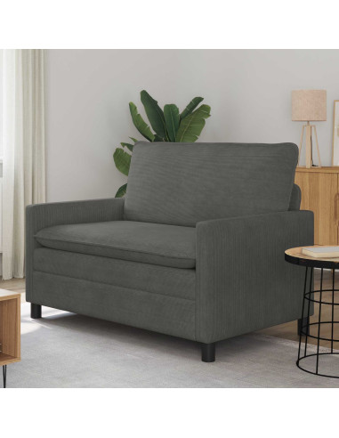 Divano Grigio Scuro 126 x 81 x 87,5 cm Tessuto