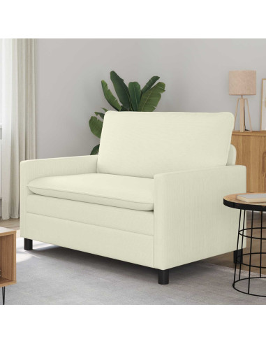 Divano Crema 126 x 81 x 87,5 cm Tessuto