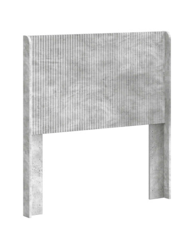 Testiera Letto Grigio Cemento Legno ingegnerizzato
