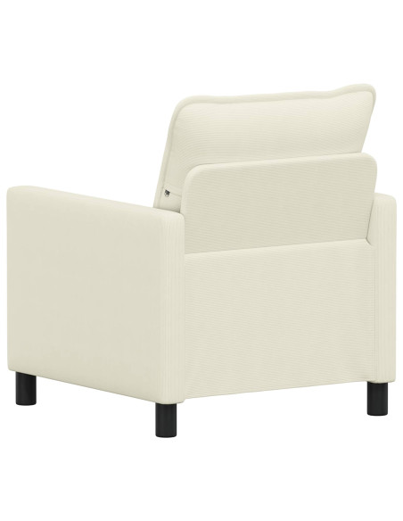 Divano Crema 76 x 81 x 87,5 cm Tessuto