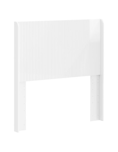 Testiera Letto Bianco Lucido Legno ingegnerizzato