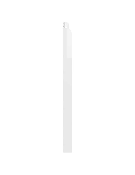 Testiera Letto Bianco Lucido Legno ingegnerizzato