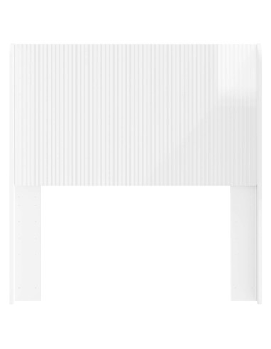 Testiera Letto Bianco Lucido Legno ingegnerizzato